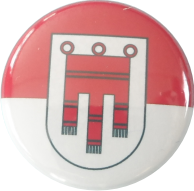 Vorarlberg Flagge Button